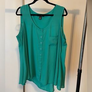 Style & Co Teal Green Tank Top